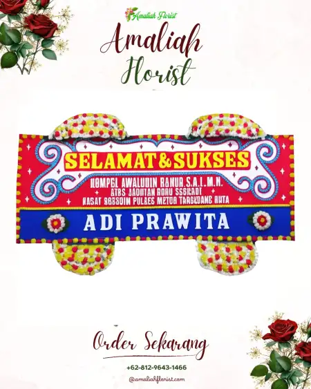 Papan Bunga Ucapan Selamat Balai Naras