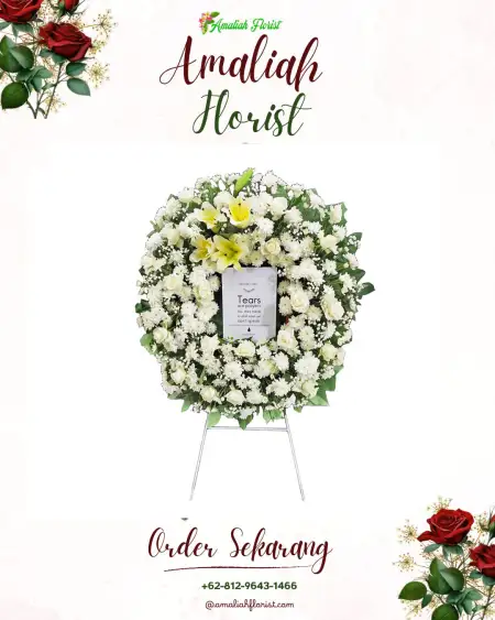 Krans Bunga Duka Balai Naras